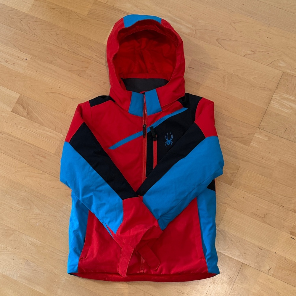Spyder Youth Jacket Red/Blue